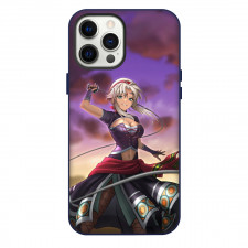 The Legend of Heroes Trails In The Sky Scherazard Harvey Phone Case For iPhone Samsung Galaxy Pixel OnePlus Vivo Xiaomi Asus Sony Motorola Nokia - Scherazard Harvey Holding Whip Smiling Portrait