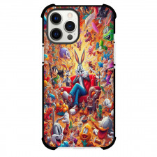 Looney Tunes Phone Case For iPhone Samsung Galaxy Pixel OnePlus Vivo Xiaomi Asus Sony Motorola Nokia - Cartoons Bunny Sitting on Chair
