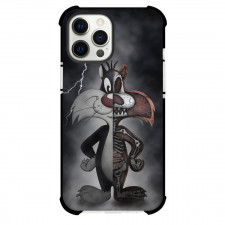 Looney Tunes Sylvester Phone Case For iPhone Samsung Galaxy Pixel OnePlus Vivo Xiaomi Asus Sony Motorola Nokia - Sylvester Half Skeleton