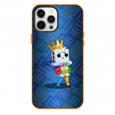 Ludo King Phone Case For iPhone Samsung Galaxy Pixel OnePlus Vivo Xiaomi Asus Sony Motorola Nokia - Ludo King Standing On Ludo Board Background
