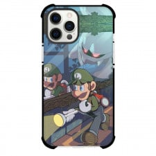 Luigi's Mansion Case For iPhone Samsung Galaxy Pixel OnePlus Vivo Xiaomi Asus Sony Motorola Nokia - Luigi & King Boo Flashlight Comic Art