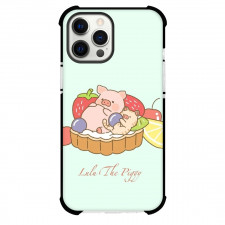LuLu Pig For iPhone Samsung Galaxy Pixel OnePlus Vivo Xiaomi Asus Sony Motorola Nokia - Lulu Pig Eating Fruit Tart