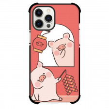 LuLu Pig For iPhone Samsung Galaxy Pixel OnePlus Vivo Xiaomi Asus Sony Motorola Nokia - Lulu Pig Lunar New Year Illustration