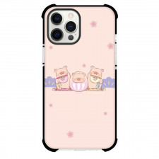 LuLu Pig For iPhone Samsung Galaxy Pixel OnePlus Vivo Xiaomi Asus Sony Motorola Nokia - Lulu Pig New Year Celebration Illustration