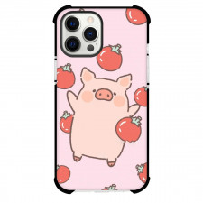 LuLu Pig For iPhone Samsung Galaxy Pixel OnePlus Vivo Xiaomi Asus Sony Motorola Nokia - Tomato Pattern Art