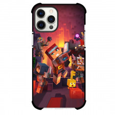 Minecraft Phone Case For iPhone Samsung Galaxy Pixel OnePlus Vivo Xiaomi Asus Sony Motorola Nokia - Minecraft Dungeons Characters Fight