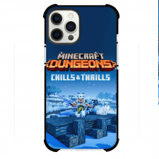Minecraft Phone Case For iPhone Samsung Galaxy Pixel OnePlus Vivo Xiaomi Asus Sony Motorola Nokia - Minecraft Dungeons Chill And Thrill Banner