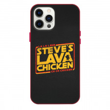 Minecraft Lava Chicken Phone Case For iPhone Samsung Galaxy Pixel OnePlus Vivo Xiaomi Asus Sony Motorola Nokia - Minecraft Lava Chicken Logo On Dark Background