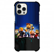 Minecraft Phone Case For iPhone Samsung Galaxy Pixel OnePlus Vivo Xiaomi Asus Sony Motorola Nokia - Minecraft Legends Characters Banner