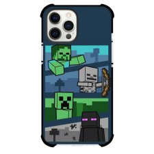 Minecraft Phone Case For iPhone Samsung Galaxy Pixel OnePlus Vivo Xiaomi Asus Sony Motorola Nokia - Minecraft Mobs Comic Art