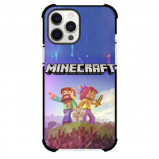 Minecraft Phone Case For iPhone Samsung Galaxy Pixel OnePlus Vivo Xiaomi Asus Sony Motorola Nokia - Steve And Alex 3d Art Poster
