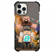 Minecraft Phone Case For iPhone Samsung Galaxy Pixel OnePlus Vivo Xiaomi Asus Sony Motorola Nokia - Minecraft Story Mode Characters Fierce
