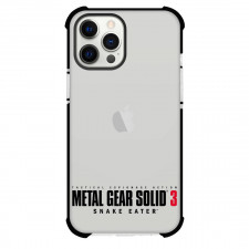 Metal Gear Solid Phone Case For iPhone and Samsung Galaxy Devices - Metal Gear Solid 3 Snake Eater Logo Black