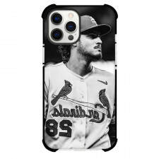 MLB Nolan Arenado Phone Case For iPhone And Samsung Galaxy Devices - Nolan Arenado St. Louis Cardinals Portrait Grayscale