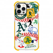 MLB Oakland Athletics Phone Case For iPhone And Samsung Galaxy Devices - Oakland Athletics Mania Collage Logo