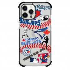MLB Toronto Blue Jays Phone Case For iPhone And Samsung Galaxy Devices - Toronto Blue Jays Mania Collage Logo