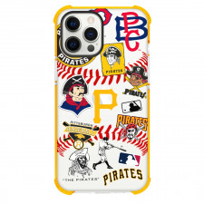 MLB Pittsburgh Pirates Phone Case For iPhone And Samsung Galaxy Devices - Pittsburgh Pirates Mania Collage Logo