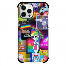 My Little Pony Equestria Girls Rainbow Dash Phone Case For iPhone and Samsung Galaxy Devices - Rainbow Dash Collage