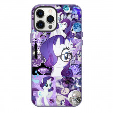 My Little Pony Rarity Phone Case For iPhone Samsung Galaxy Pixel OnePlus Vivo Xiaomi Asus Sony Motorola Nokia - Rarity Glasses Portrait Collage Poster