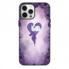 My Little Pony Rarity Phone Case For iPhone Samsung Galaxy Pixel OnePlus Vivo Xiaomi Asus Sony Motorola Nokia - Rarity Heart Form Sleeping Portrait