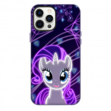 My Little Pony Rarity Phone Case For iPhone Samsung Galaxy Pixel OnePlus Vivo Xiaomi Asus Sony Motorola Nokia - Rarity Neon Portrait Poster