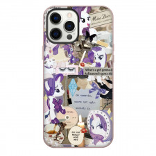 My Little Pony Rarity Phone Case For iPhone Samsung Galaxy Pixel OnePlus Vivo Xiaomi Asus Sony Motorola Nokia - Rarity Phrase Aesthetic Collage
