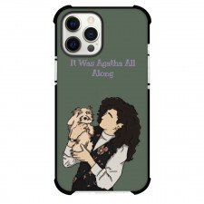 Agatha All Along Case For iPhone Samsung Galaxy Pixel OnePlus Vivo Xiaomi Asus Sony Motorola Nokia - Portrait Hold Dog Vector Art