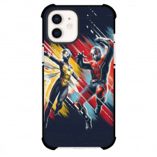 Marvel Ant-Man Phone Case For iPhone And Samsung Galaxy Devices - Ant-Man And The Wasp Flying in Yellow and Red Background