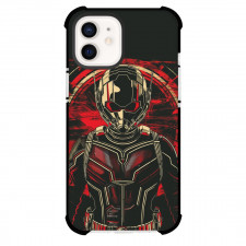 Marvel Ant-Man Phone Case For iPhone And Samsung Galaxy Devices - Ant-Man Black and Red Background Illustration