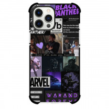 Marvel Black Panther Phone Case For iPhone And Samsung Galaxy Devices - Black Panther And Shuri Collage