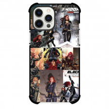 Marvel Black Widow Phone Case For iPhone And Samsung Galaxy Devices - Black Widow Comic Collage