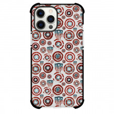 Marvel Captain America Phone Case For iPhone And Samsung Galaxy Devices - Captain America Shield Pattern