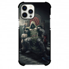 Doctor Doom Case For iPhone Samsung Galaxy Pixel OnePlus Vivo Xiaomi Asus Sony Motorola Nokia - Chilling on the Royal Chair