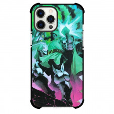 Doctor Doom Case For iPhone Samsung Galaxy Pixel OnePlus Vivo Xiaomi Asus Sony Motorola Nokia - Lightning Punch Dark Night Background
