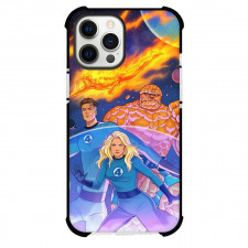 Marvels The Fantastic Four Phone Case For iPhone and Samsung Galaxy Devices - The Fantastic Four Characters Galaxy Background