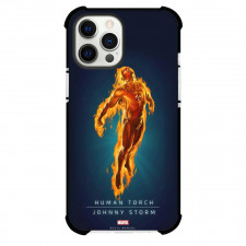 Marvels The Fantastic Four Human Torch Phone Case For iPhone and Samsung Galaxy Devices - Human Torch Johnny Storm