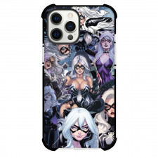 Black Cat Felicia Hardy Phone Case For iPhone Samsung Galaxy Pixel OnePlus Vivo Xiaomi Asus Sony Motorola Nokia - Black Cat Felicia Hardy Poses Collage