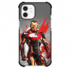 Marvel Iron Man Phone Case For iPhone And Samsung Galaxy Devices - Iron Man Black Suit Vector Art