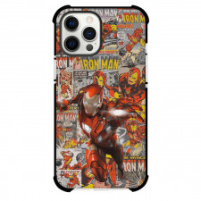 Marvel Iron Man Phone Case For iPhone And Samsung Galaxy Devices - Iron Man Comic Collage