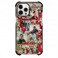 Marvel Iron Man Phone Case For iPhone And Samsung Galaxy Devices - Iron Man Movie Comic Collage