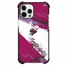 Spider Man Across The Spider Verse Spider Gwen Phone Case For iPhone And Samsung Galaxy Devices - Spider Gwen Jumping Illustration