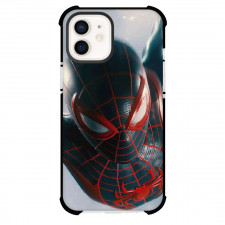 Marvel Spider Man Across The Spider Verse MIles Morales Phone Case For iPhone And Samsung Galaxy Devices - Spider Miles Morales Flying 3D Portrait