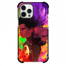 Spider Man Across The Spider Verse Phone Case For iPhone And Samsung Galaxy Devices - Miles Morales The Prowler Upside Down