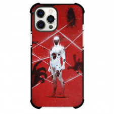 Spider Man Across The Spider Verse The Spot Phone Case For iPhone And Samsung Galaxy Devices - The Spot Portrait On Red Background