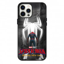 Spider-Man Brand New Day Phone Case For iPhone Samsung Galaxy Pixel OnePlus Vivo Xiaomi Asus Sony Motorola Nokia - Spider-Man Brand New Day Back Symbol In Black And White Poster