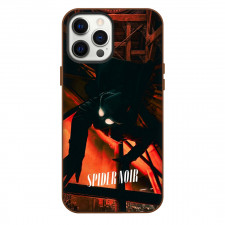 Spider-Noir Phone Case For iPhone Samsung Galaxy Pixel OnePlus Vivo Xiaomi Asus Sony Motorola Nokia - Spider-Noir Crawling Silhouette Poster