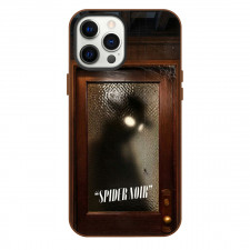 Spider-Noir Phone Case For iPhone Samsung Galaxy Pixel OnePlus Vivo Xiaomi Asus Sony Motorola Nokia - Spider-Noir Door Silhouette Poster