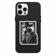 Spider-Noir Phone Case For iPhone Samsung Galaxy Pixel OnePlus Vivo Xiaomi Asus Sony Motorola Nokia - Spider-Noir Portrait Anime Fierce Sticker