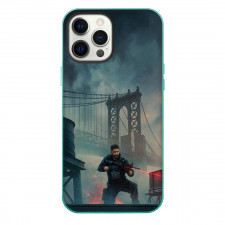 The Punisher Phone Case For iPhone Samsung Galaxy Pixel OnePlus Vivo Xiaomi Asus Sony Motorola Nokia - The Punisher Manhattan Bridge Poster