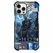 Marvel Thor Phone Case For iPhone And Samsung Galaxy Devices - Thor Thunder And Lightning Collage